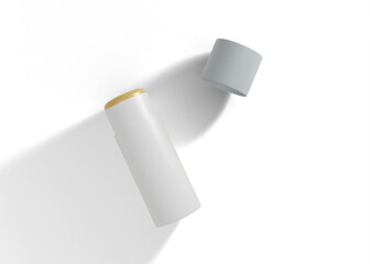 Lip Balm Top View Mockup