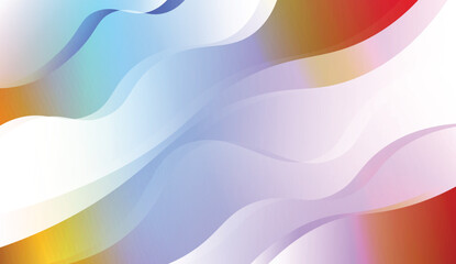 Futuristic Color Design Geometric Wave Shape. For Template Cell Phone Backgrounds. Vector Illustration with Color Gradient.