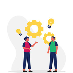 Business Brainstorming Illustration