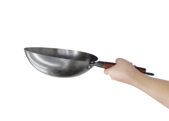 Side view of empty pan handle, PNG transparent.