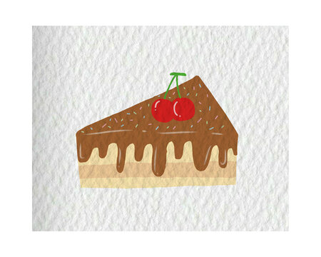 cake with cherry