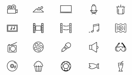 entertainment-icon-set-with-editable-stroke--lifes.eps