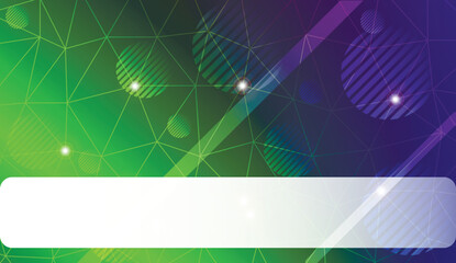 Decorative pattern with triangles, line, circle, space for text style. Decorative design for your idea. Vector illustration. Blurred Background, Smooth Gradient Texture Color.