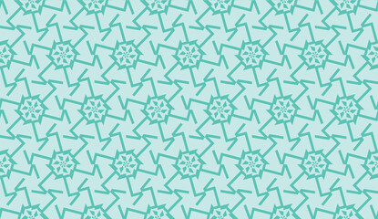 Smart background with decorative triangles layot. Vector illustration. Blue, turquoise color . Decorative design for you idea. Seamless