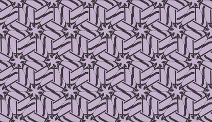 Vector pattern with abstract line in triangles style. Hipster background. For your idea, presentation, smart design. Brown purple color. Seamless