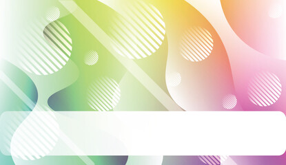 Fototapeta premium Abstract Shiny Waves, Lines, Circle, Space for Text. For Elegant Pattern Cover Book. Vector Illustration with Color Gradient.