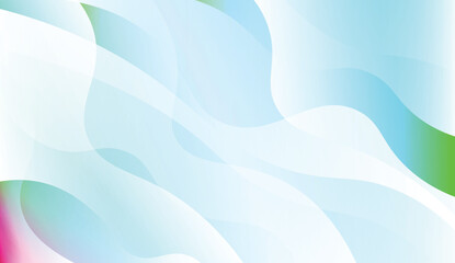 Blurred Decorative Design In Abstract Style With Wave, Curve Lines. For Design, Presentation, Business. Vector Illustration with Color Gradient.