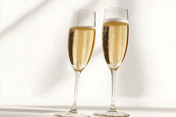 Champagne Celebration Clinking Glasses in Style