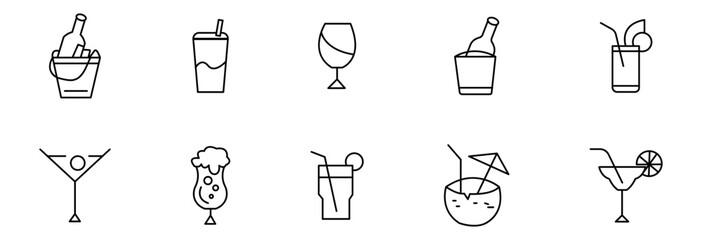Drink Glass icons.eps