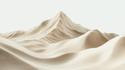 Obraz premium Smooth Sand Peak in Minimalist Style
