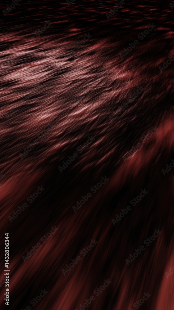 Poster abstract crimson texture with dynamic lines and blurred motion creating a sense of depth and energy 