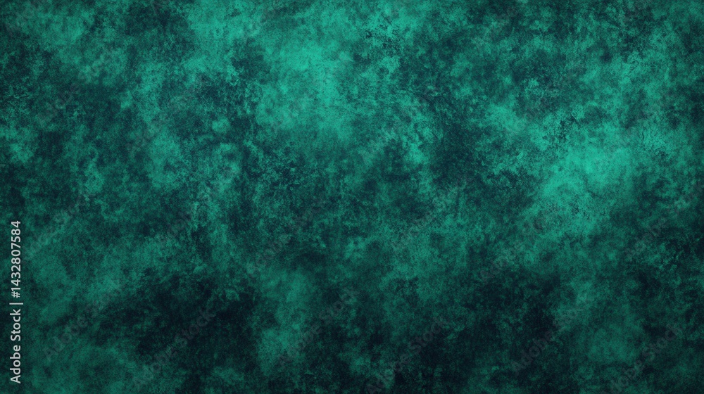 Canvas Prints abstract teal grunge texture background with dark gradient for design and decoration, elegant backdr