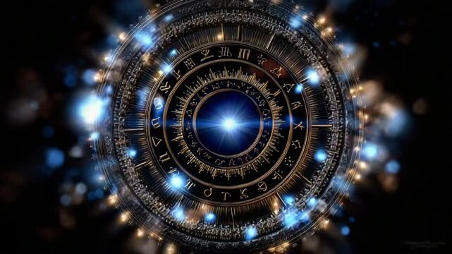 Discover the enchanting zodiac wheel filled with celestial symbols that illuminate ancient astrological knowledge in rich, vibrant colors, creating a captivating cosmic experience