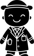 A fun and minimalist doodle icon set featuring different Labour Day may day themed illustrations in a single vector file. This design includes cute cartoon workers, tools, teamwork scenes