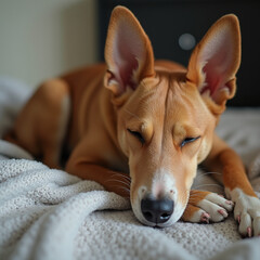 basenji portrait
