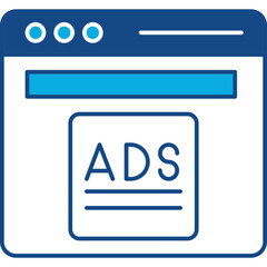 Online Advertising   SVG Icon