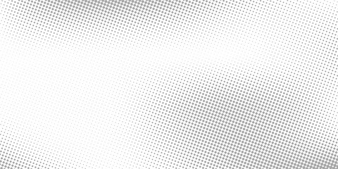 Fototapeta premium Halftone gradient. Dotted gradient, smooth dots spraying and halftones dot background seamless horizontal geometric pattern vector template set.