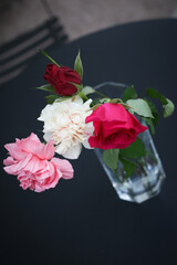 Roses in a vase