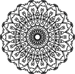 Minimalist, Floral, or Geometric Mandala Art – Detailed and Symmetrical Design for Frames, Patterns, Digital Printing, Coloring Books, Tattoos, Home Decor, Ornaments, and More