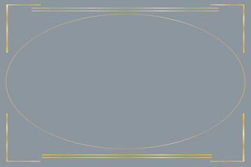 Minimalist achievement certificate frame template design. Award, diploma. Vector illustration
