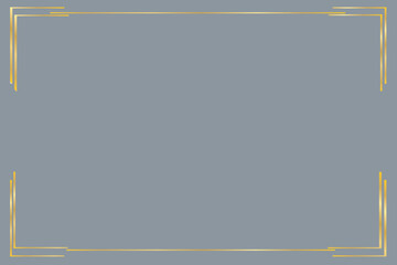 Minimalist achievement certificate frame template design. Award, diploma. Vector illustration
