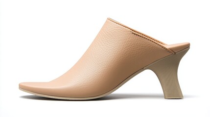 Obraz premium Tan Minimalist Strappy Leather Sandals for Stylish Summer Footwear