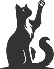 Silhouette of a cat