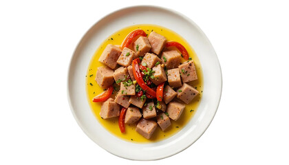 Delicious seafood with transparent background.
