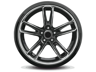 Obraz premium wheel vector art