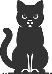 Silhouette of a cat