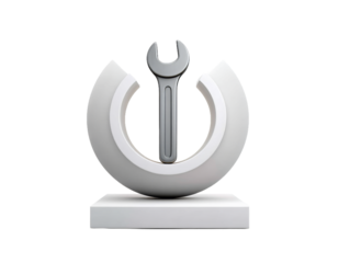 A Stunning White Sculpture Featuring a Wren perched on its Idyllic Summit, Unveiling Artistic Expressions in Public Utility Symbolism