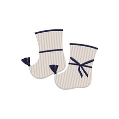 Korean traditional hanbok socks (beoseon) for baby.