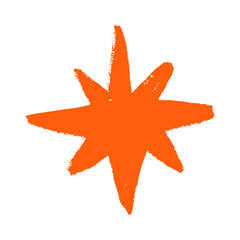 orange rough star element