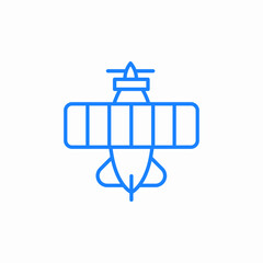 airport control icon sign vector