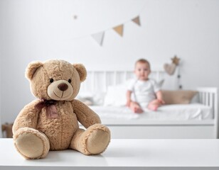 Children baby room, with toys