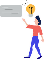 Corporate Business Brainstorming Illustration