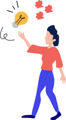 Corporate Business Brainstorming Illustration