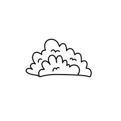 hand drawn bush illustration