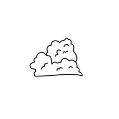 hand drawn bush illustration