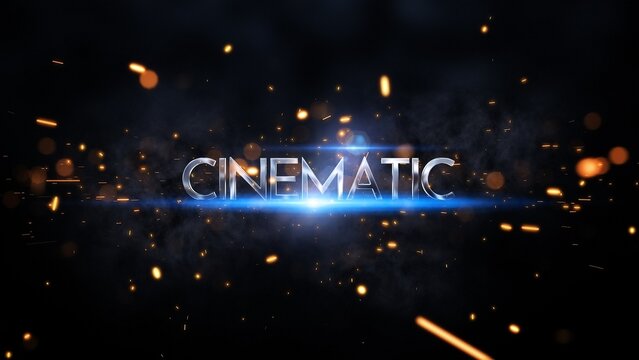 Cinematic Trailer Titles Explosion Text Intro
