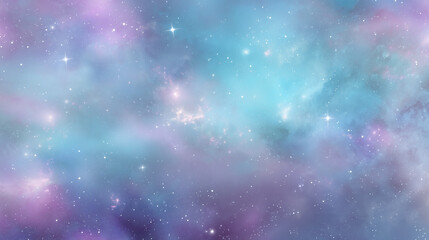 Naklejka premium Pastel galaxy patterned background illustration 