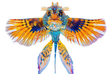 Closeup Piper Gurnard Fish Top View