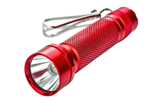 Pocket Flashlight Off White Background