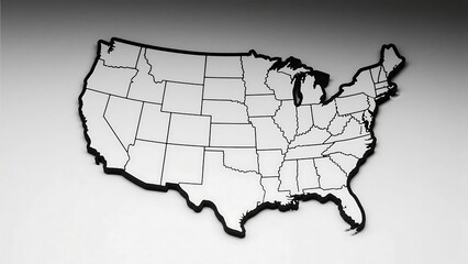 us map with state names perfect for educational materials, travel brochures, patriotic designs, geography infographics, and business presentations.