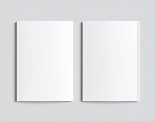 Fototapeta premium Brochure and Magazine Mockup