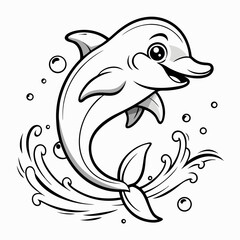 vector illustration of a fish