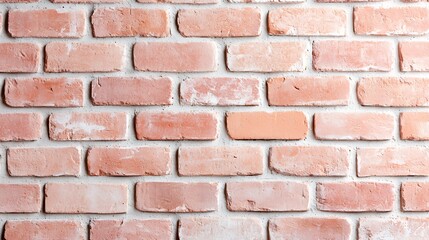 Classic Brick Wall Texture with Rough Surfaces