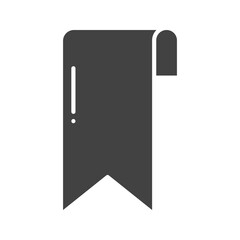 Bookmark icon vector image. Suitable for mobile apps, web apps and print media.