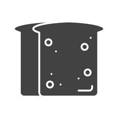 Bread icon vector image. Suitable for mobile apps, web apps and print media.