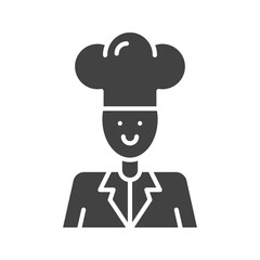 Chef icon vector image. Suitable for mobile apps, web apps and print media.